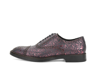 Administratrix: Men’s - Plum JF Floral Emboss