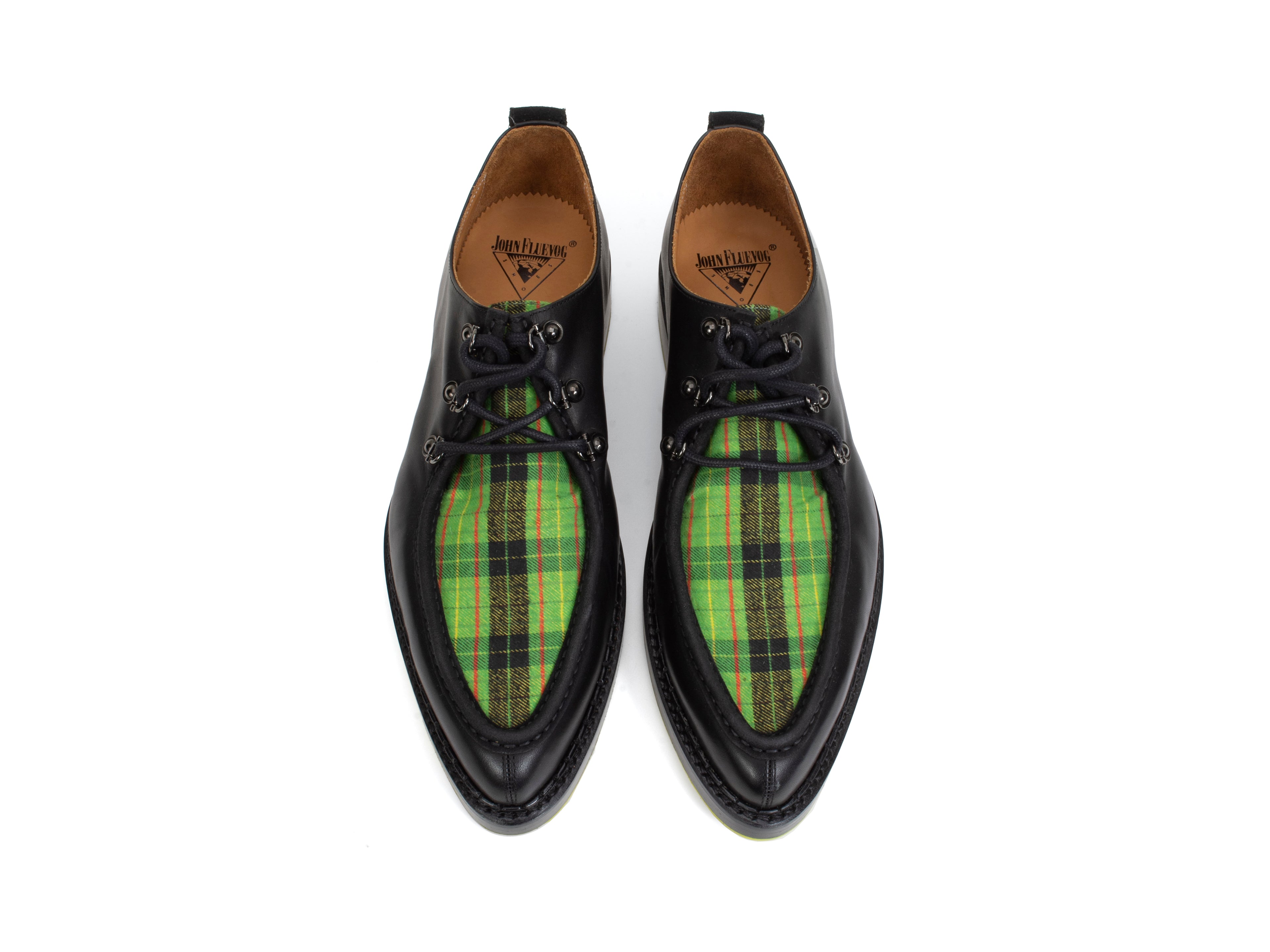 black_green_plaid - Top Vieiw