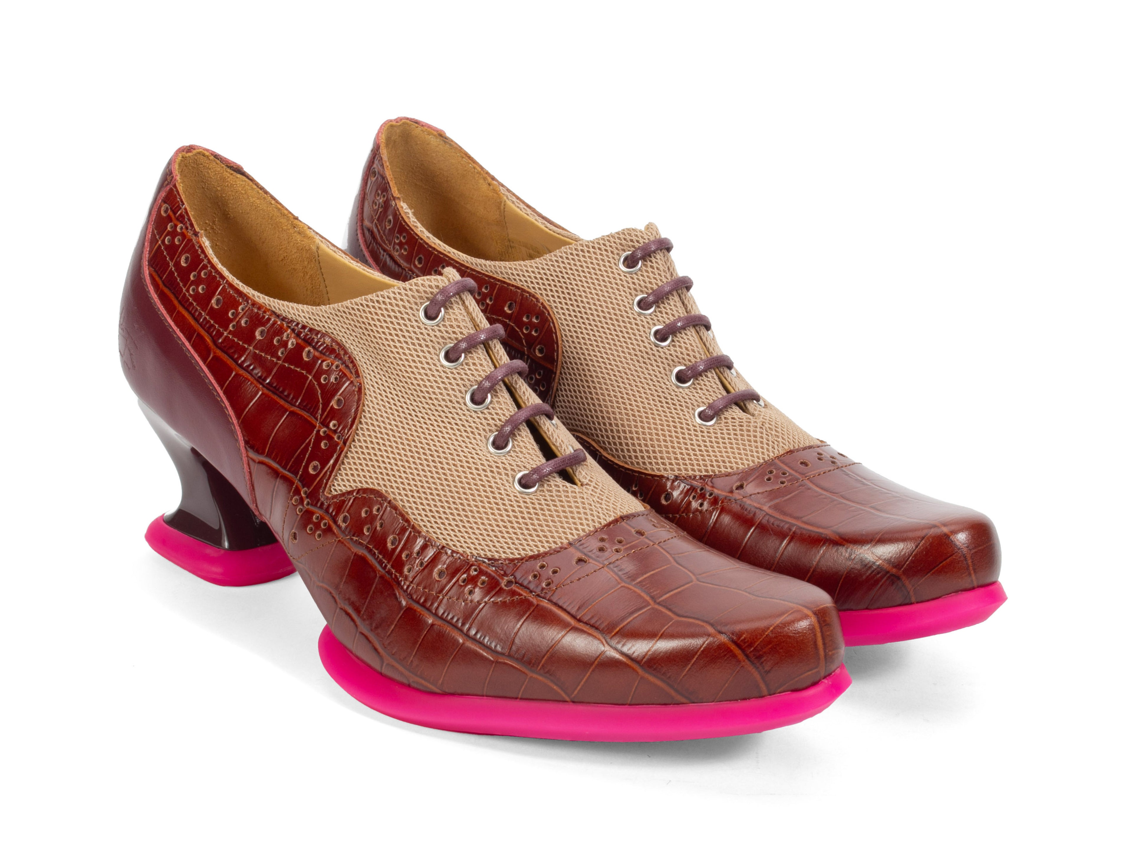 brown_pink - Alternate Laces