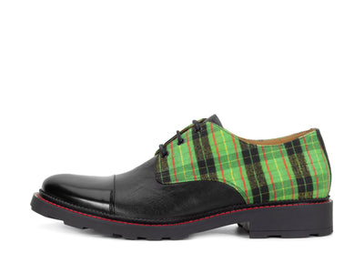 Oakland - Plaid noir/vert