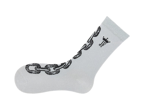 silver_black - Left Sock