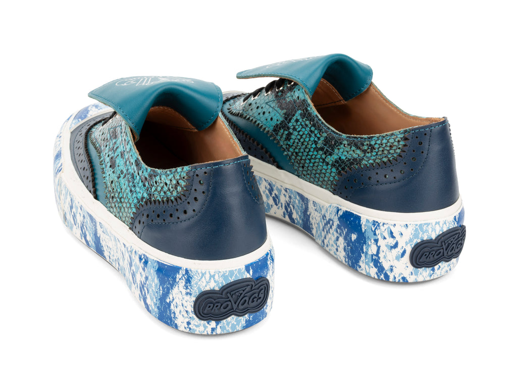white,blue - Back Pair